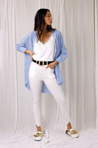 White Bengaline Zippy Jean - FINAL SALE