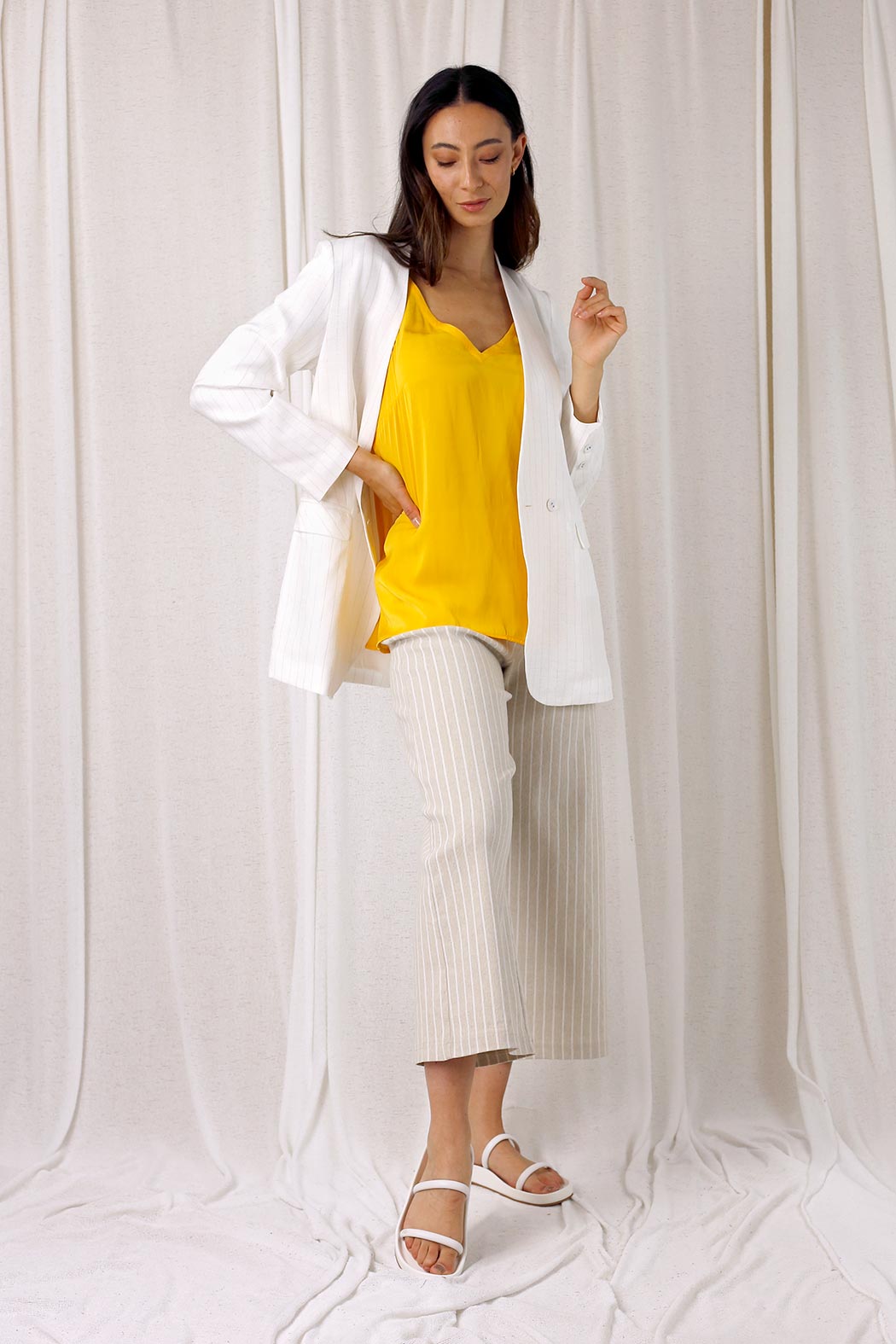 Yellow Seta Classic Cami - SALE