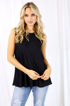 Black Seta Keyhole Cami