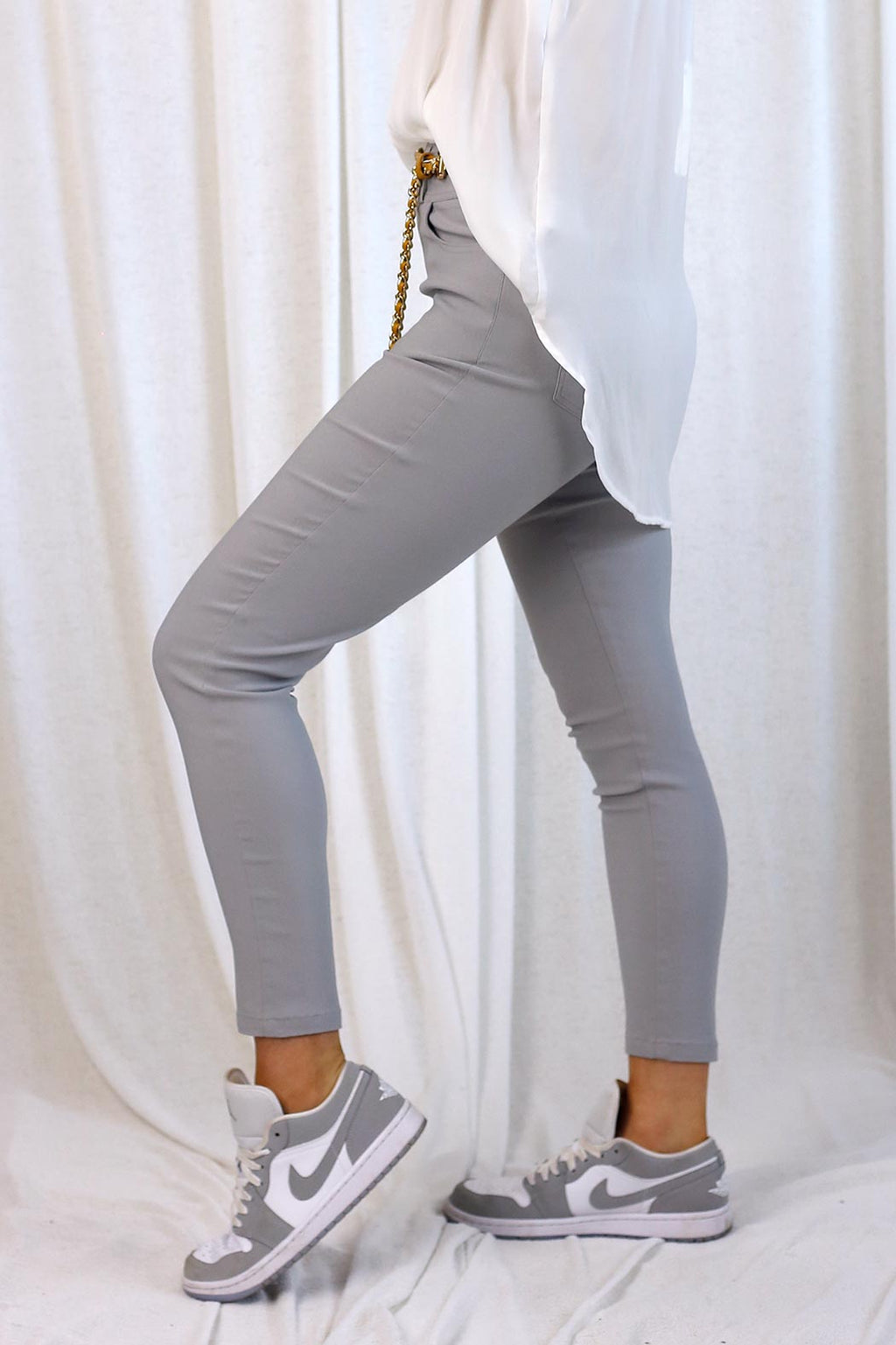 Silver Bengaline Slim Jean - SALE