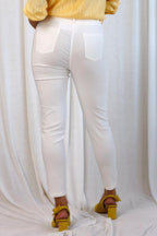 White Bengaline Easy Jean - SALE