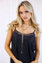 Black Soft Touch Dainty Cami - SALE