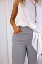 Silver Bengaline Easy Jean - SALE