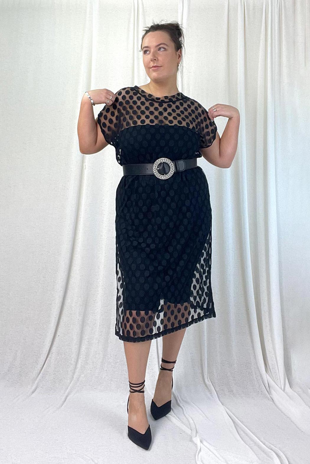 Coinspot Mesh Sleek Dress - SALE