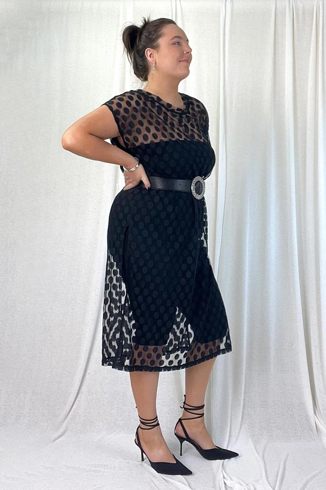 Coinspot Mesh Sleek Dress - SALE