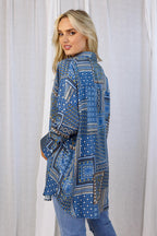 Blue Silky Blake Shirt - SALE
