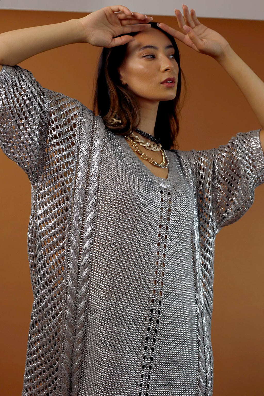 Silver Foil Tunic - SALE
