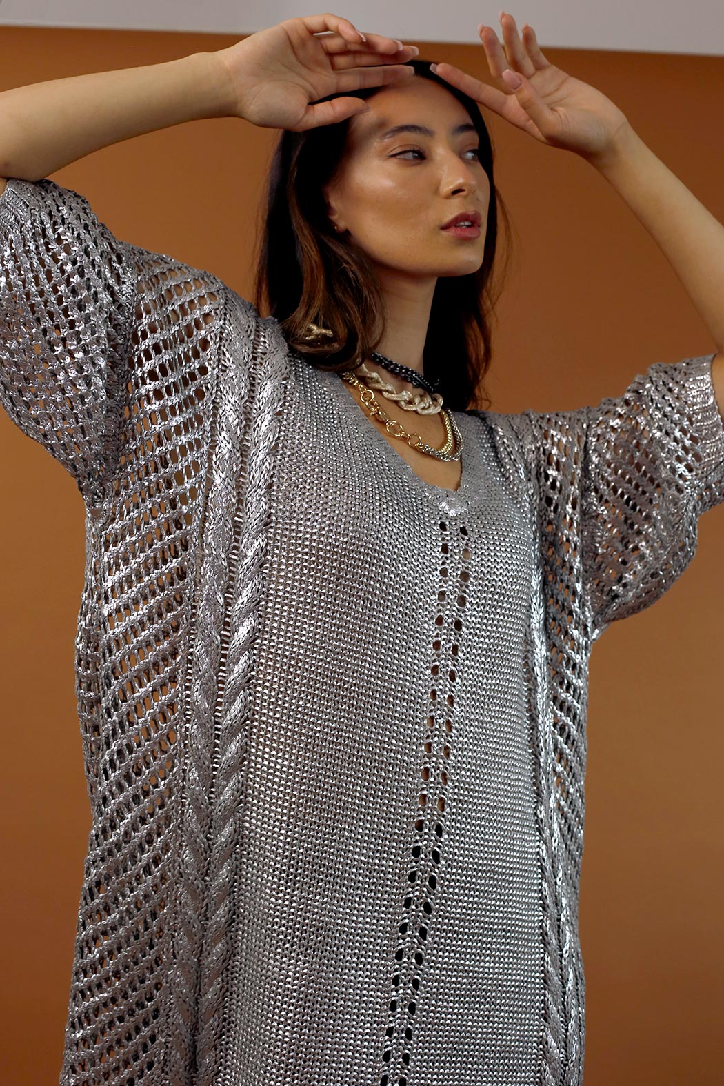 Silver Foil Tunic - SALE