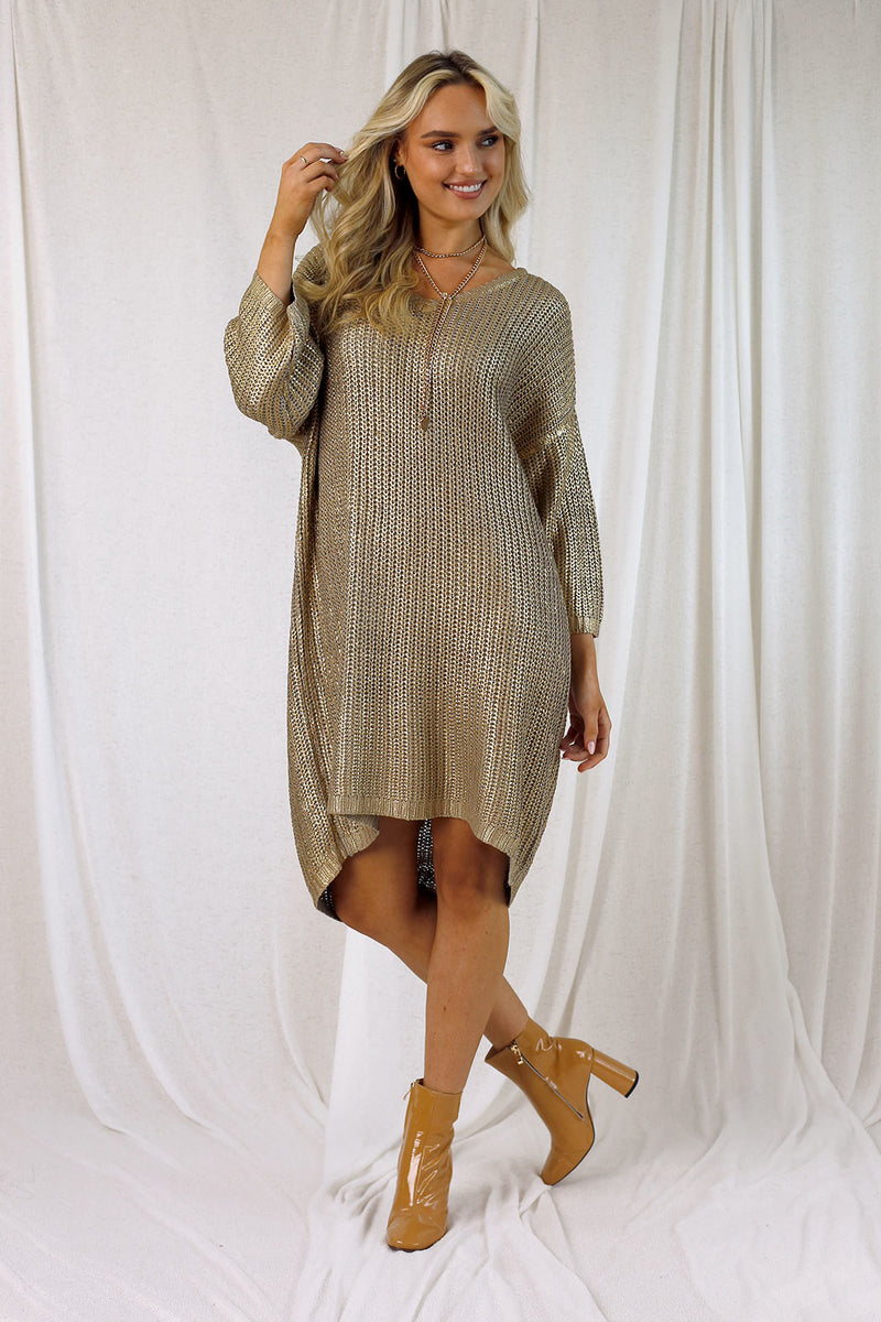 Foil Tunic - Gold - SALE