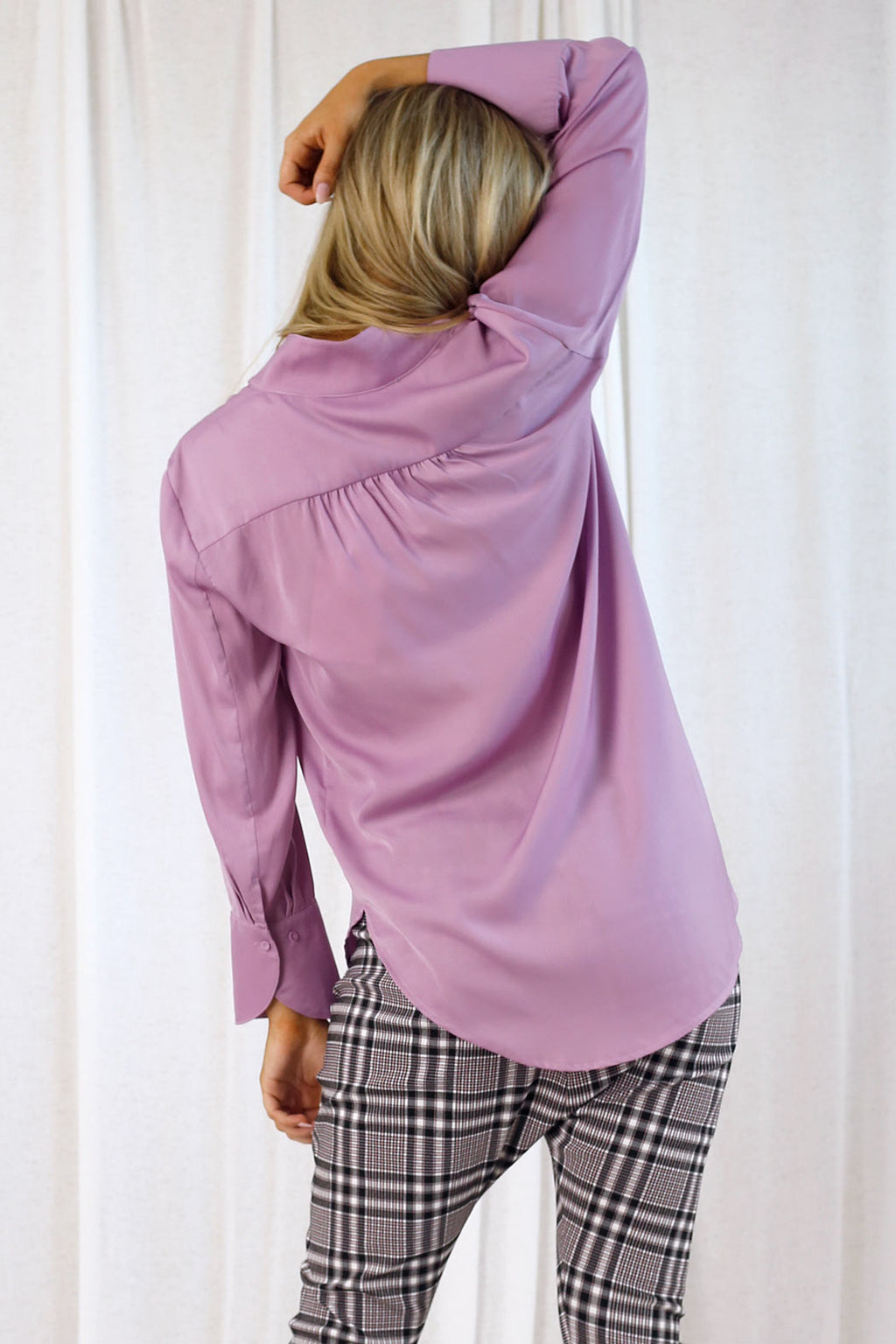 Mauve Seta Blogger Shirt - SALE