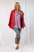 Mauve Seta Blogger Shirt - SALE