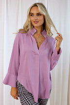 Mauve Seta Blogger Shirt - SALE