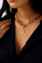 Star Pendant Gold Chain Necklace - SALE