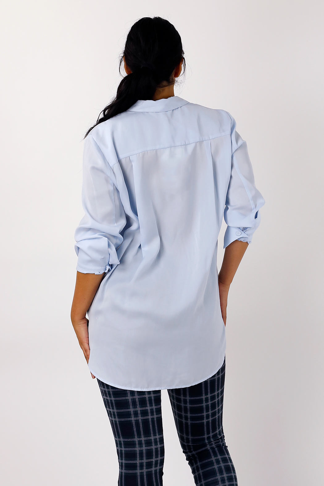 Pale Blue Seta Darling Shirt - SALE