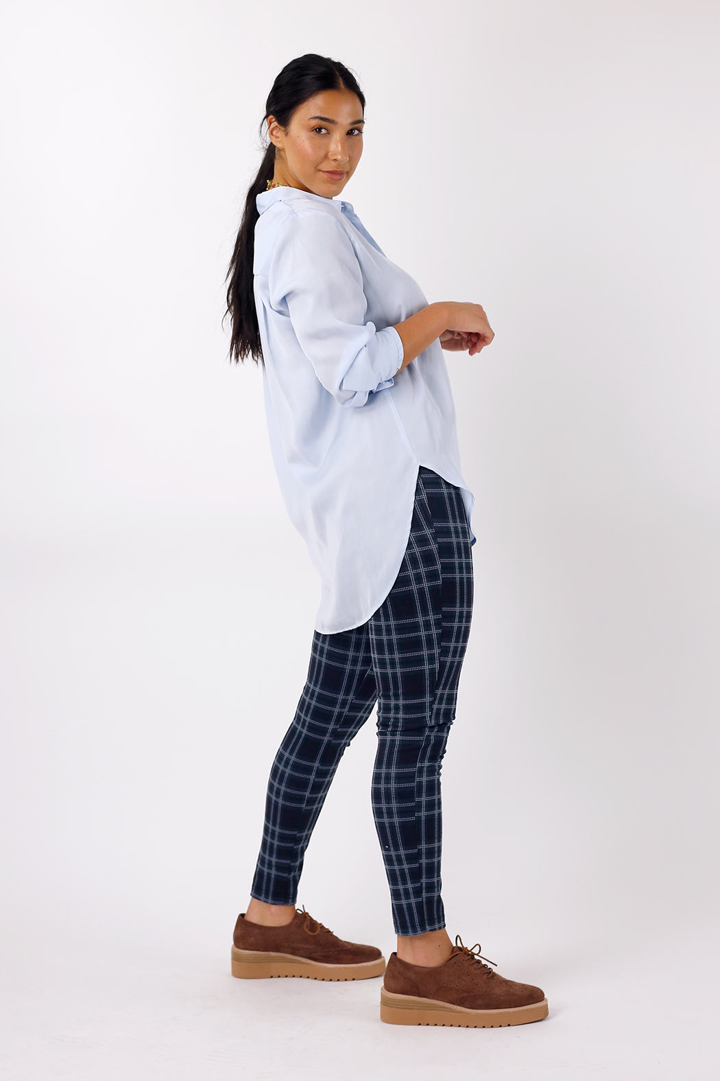 Pale Blue Seta Darling Shirt - SALE