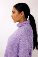 Lilac Fluffy Hi-Lo Jumper - FINAL SALE