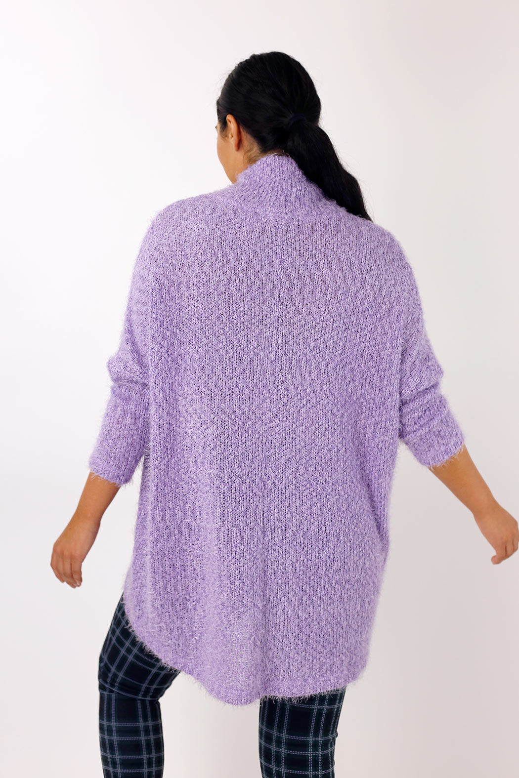 Lilac Fluffy Hi-Lo Jumper - FINAL SALE