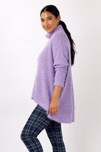 Lilac Fluffy Hi-Lo Jumper - FINAL SALE