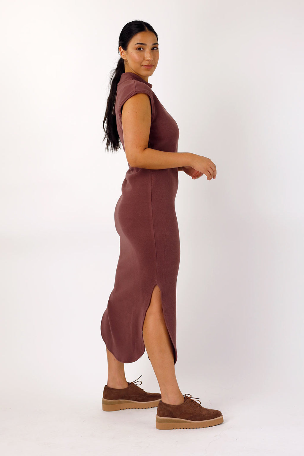 Sienna Plush Rib Dress - SALE