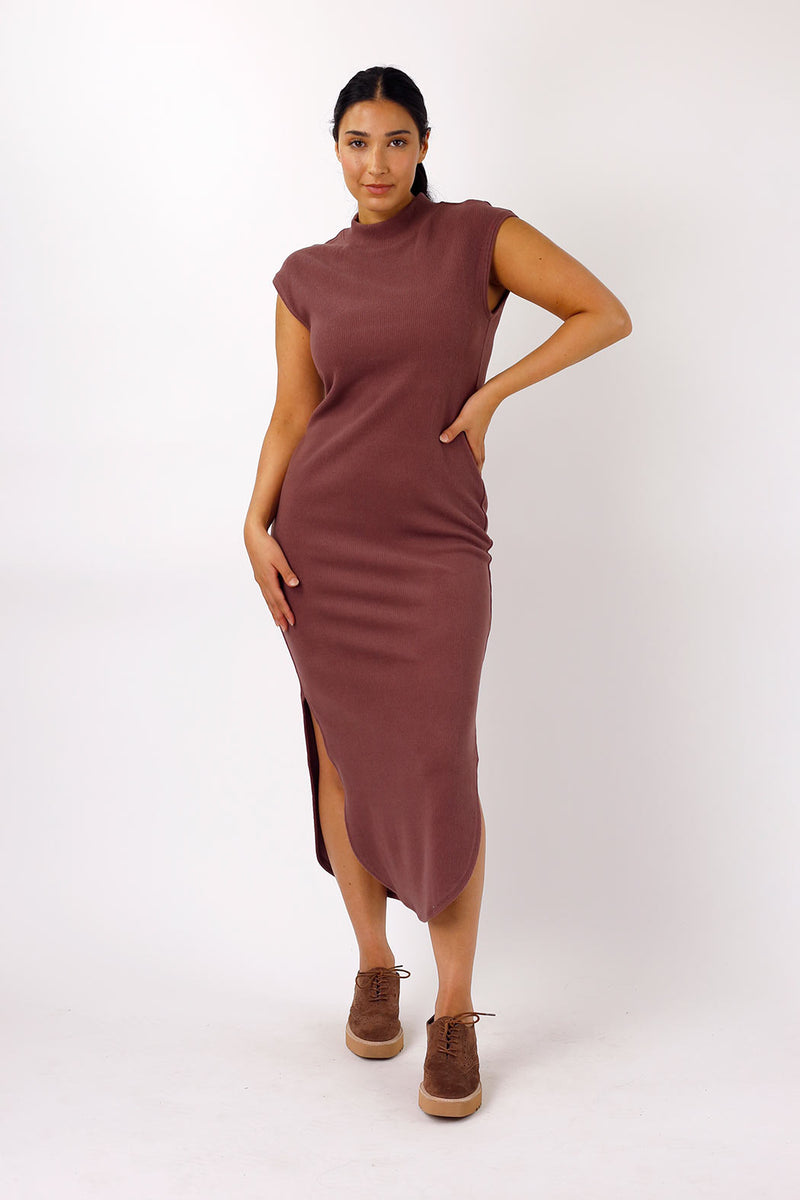 Sienna Plush Rib Dress - SALE
