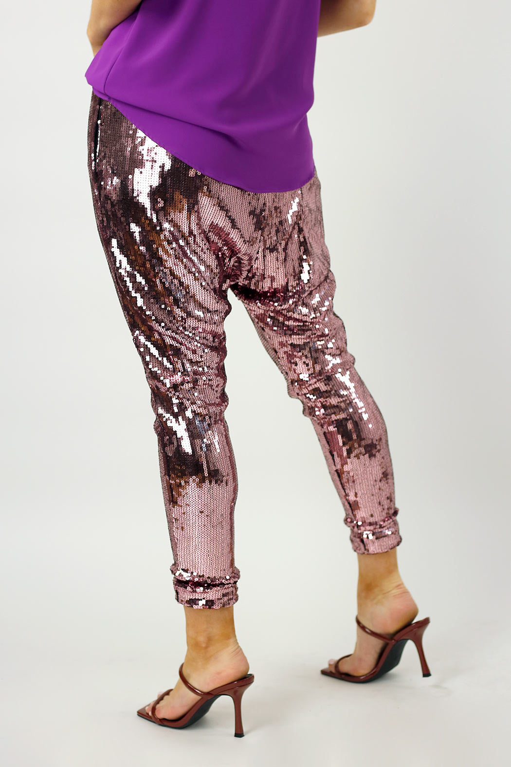 Rose Gold Sequin Droppie - NT