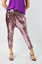 Rose Gold Sequin Droppies - FINAL SALE