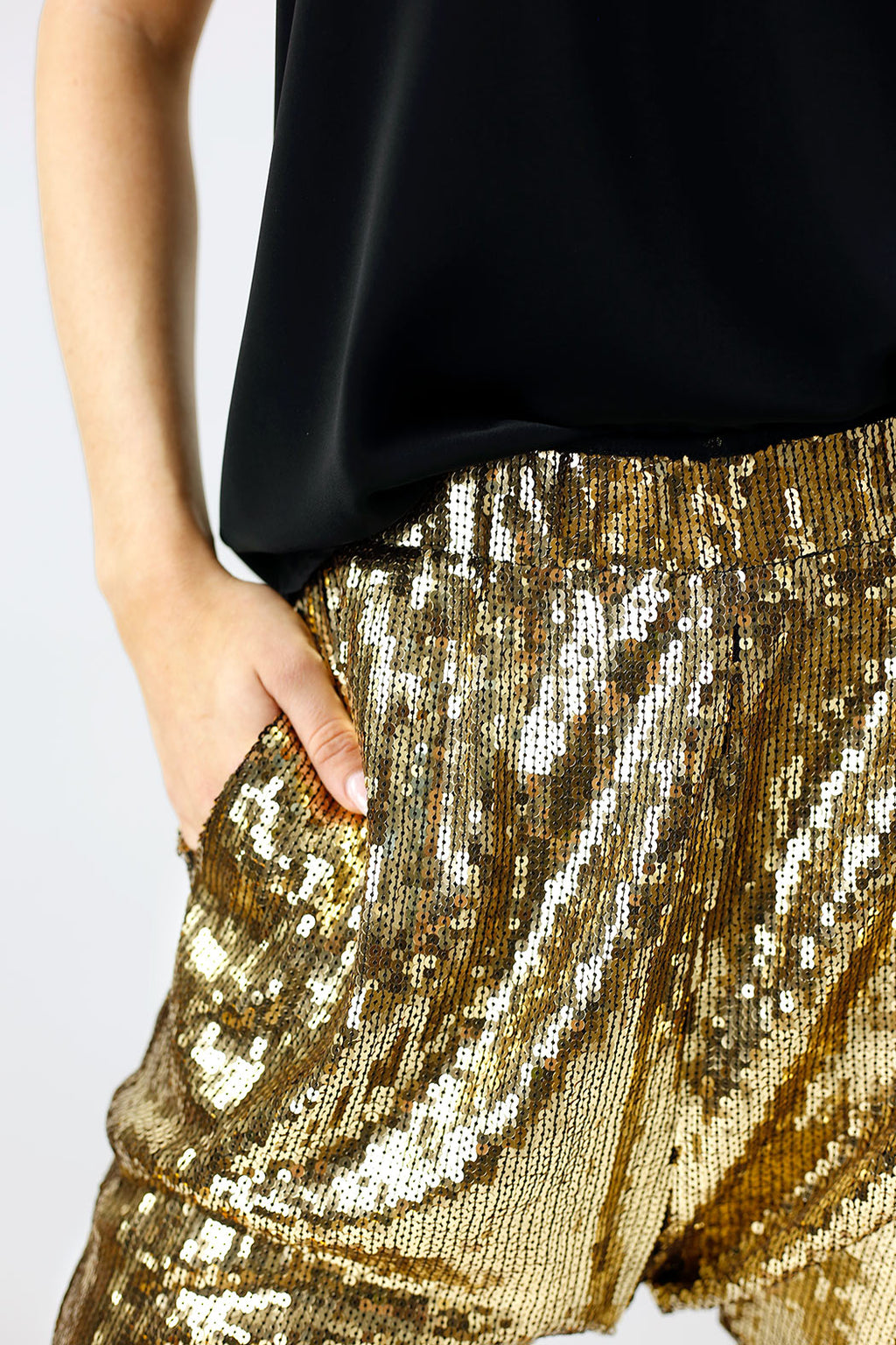 Gold Sequin Droppie - FINAL SALE
