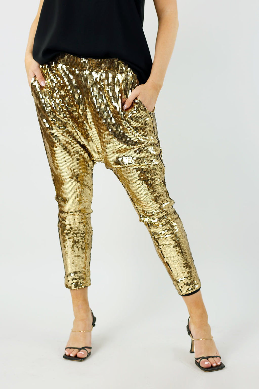 Gold Sequin Droppie - FINAL SALE