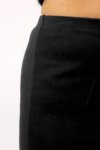 Black Ponte Mini Skirt - FINAL SALE