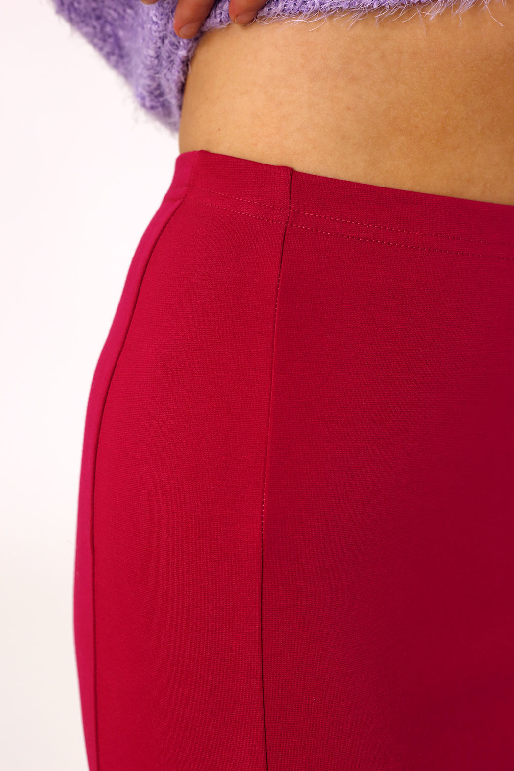 Pink Ponte Mini Skirt - Final Sale