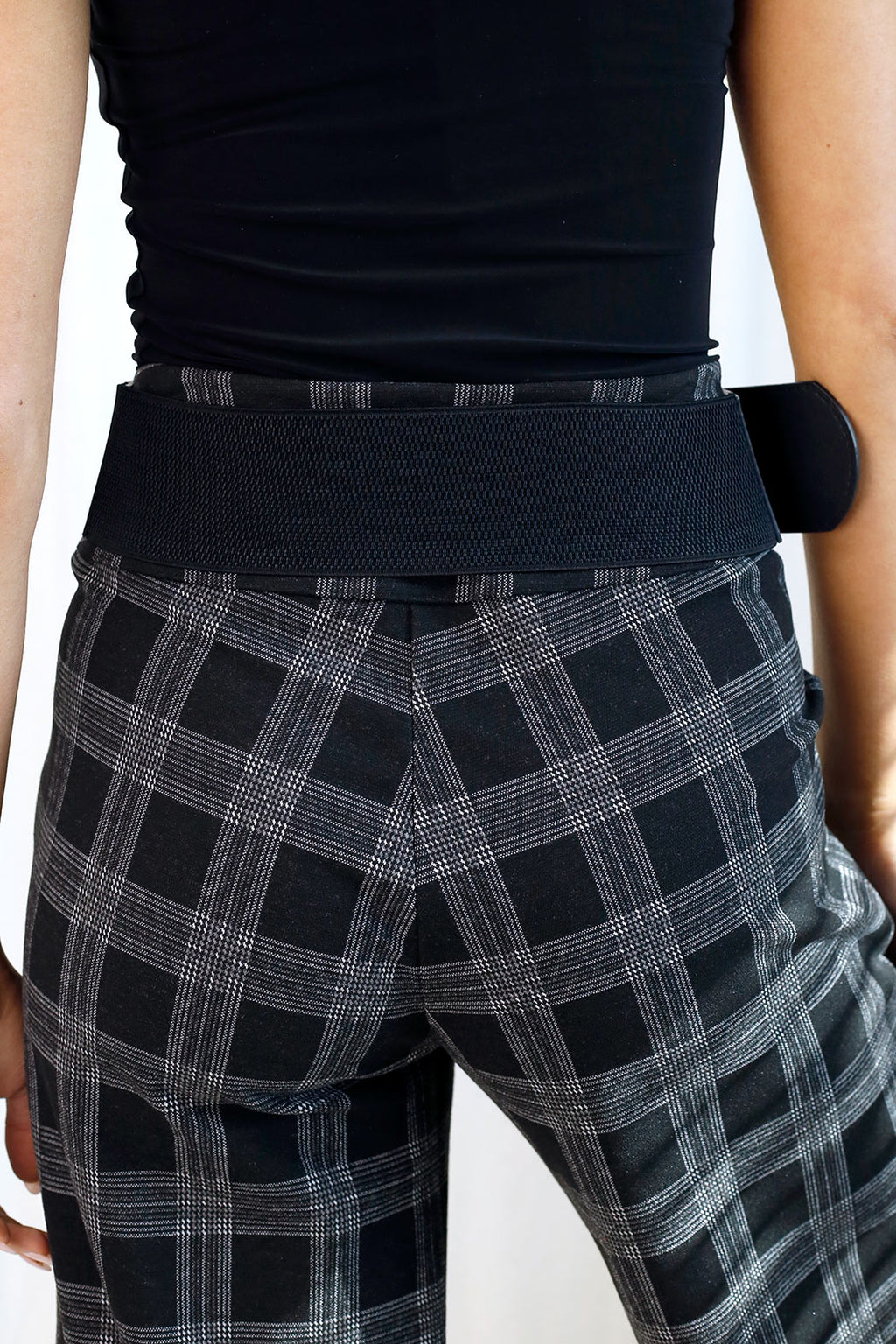 Black Square Buckle Belt - SALE