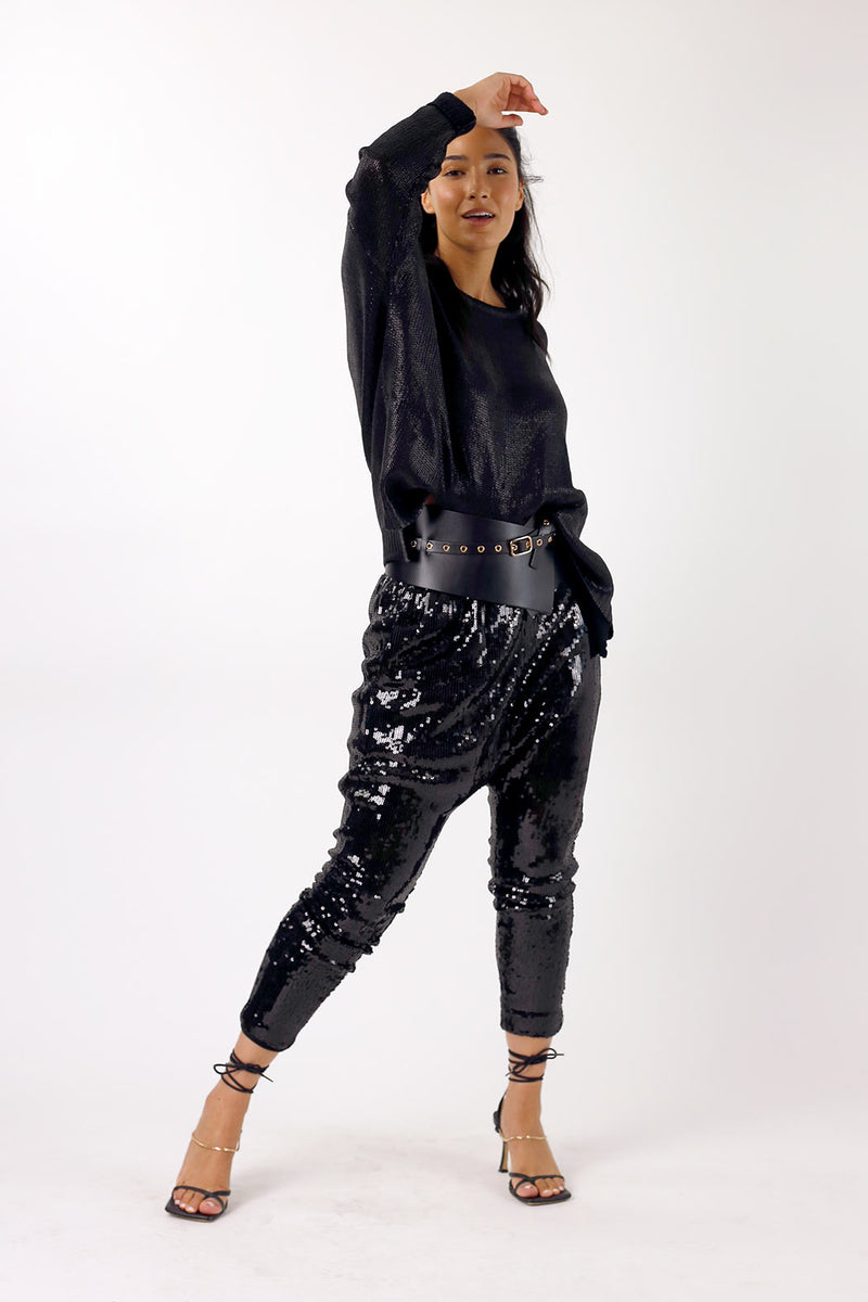 Black Wrap Belt - FINAL SALE
