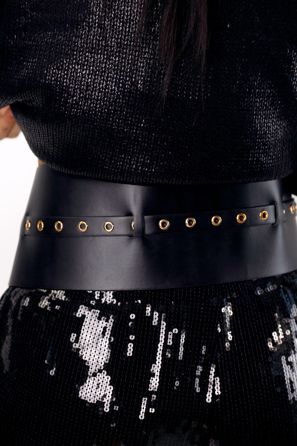 Black Wrap Belt - FINAL SALE
