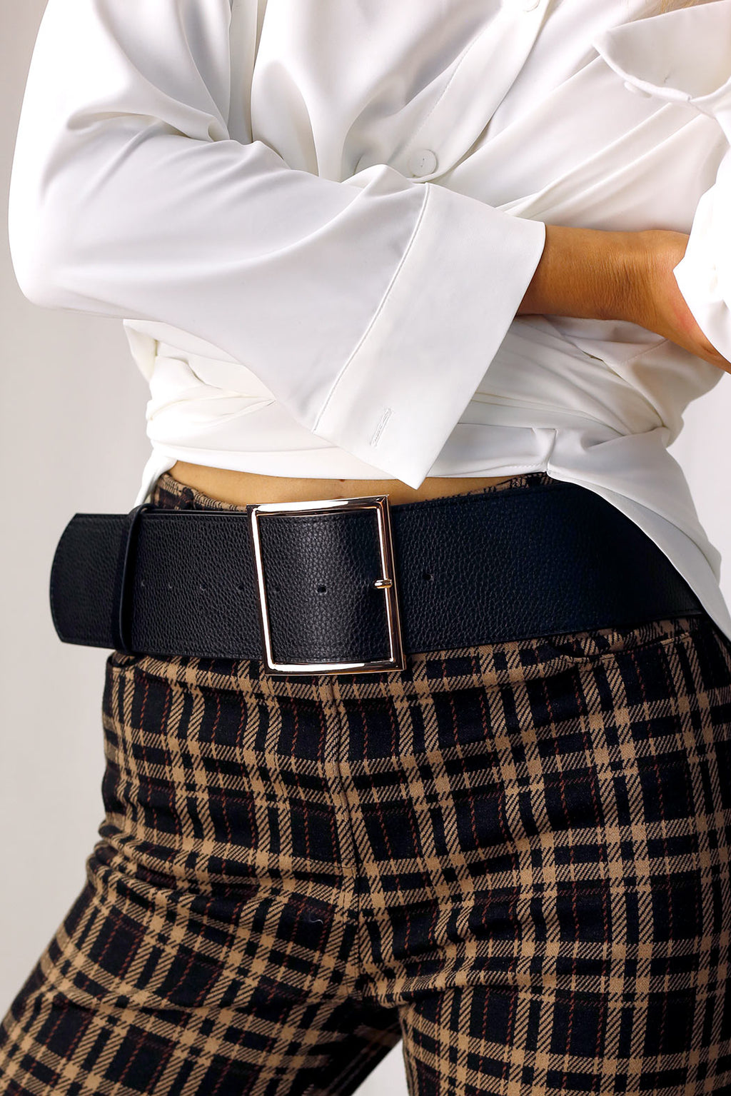 Rose Gold Square Buckle Belt - FINAL SALE