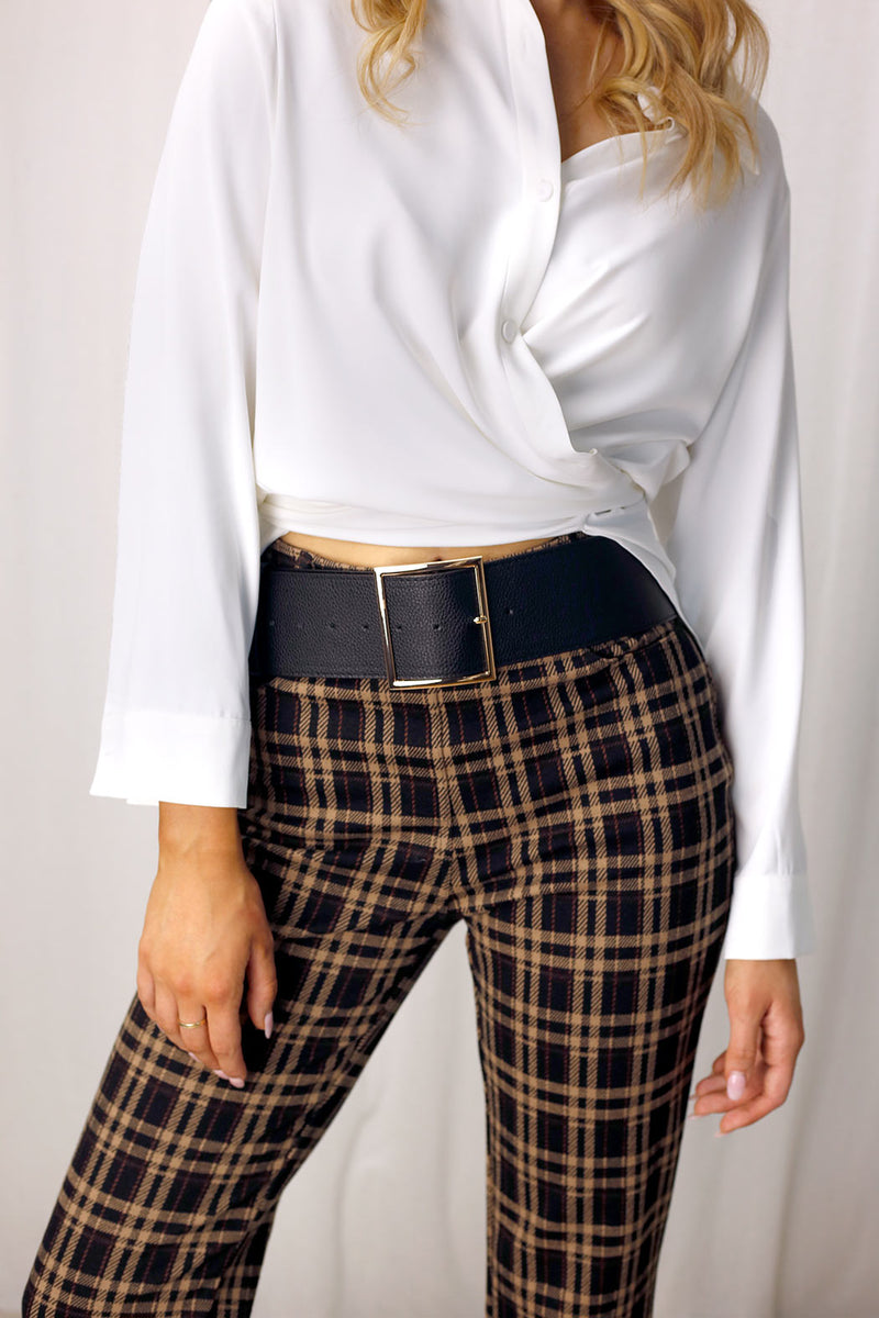 Rose Gold Square Buckle Belt - FINAL SALE