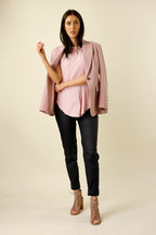 Pink Shimmer Crew Cami - SALE