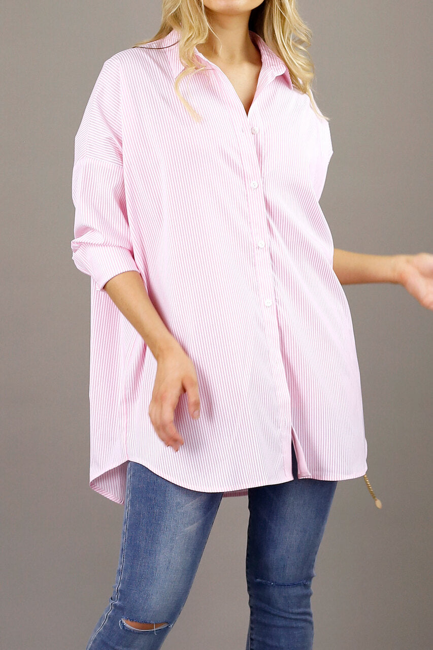 Pink Stripe Blake Shirt