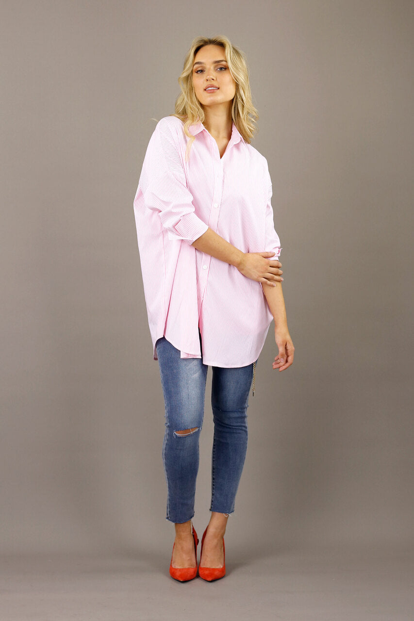 Pink Stripe Blake Shirt