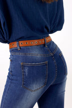 Tan Eyelet Belt - FINAL SALE