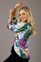 Bright Chain Nano Statement Blouse - SALE