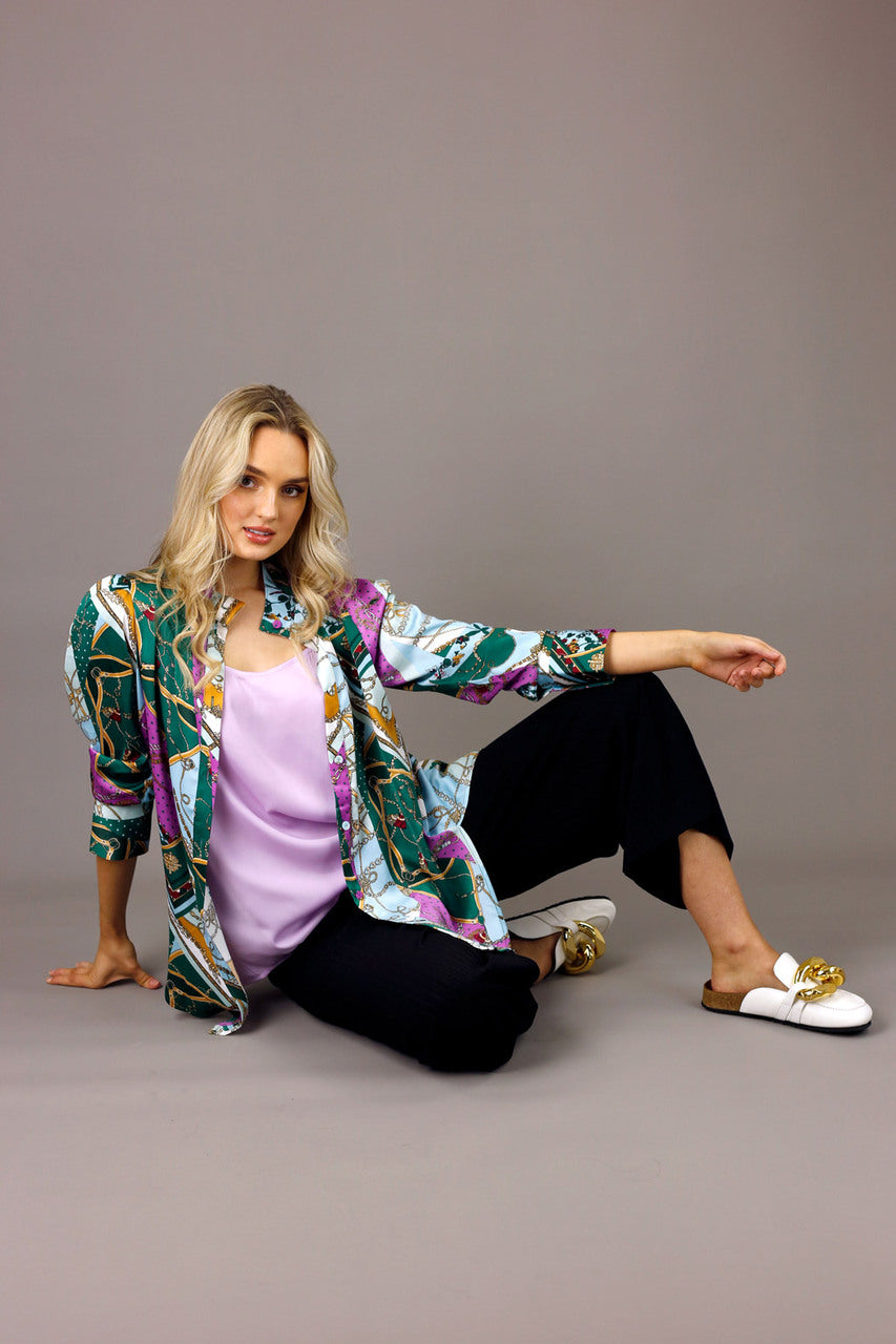 Bright Chain Nano Statement Blouse - SALE