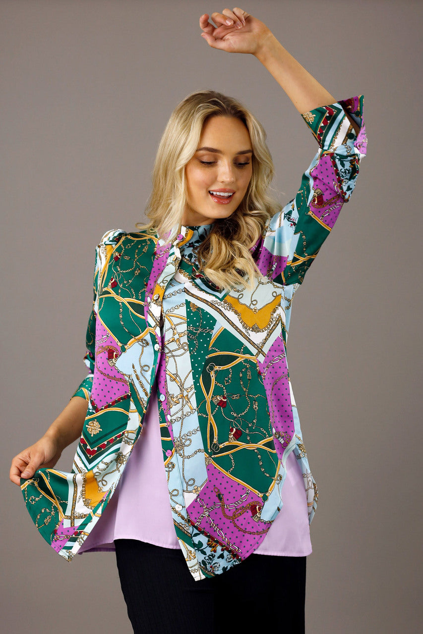 Bright Chain Nano Statement Blouse - SALE