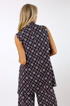 Red Ponte Zippy Vest - FINAL SALE