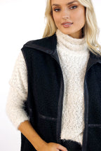 Black Reversible Vest - SALE