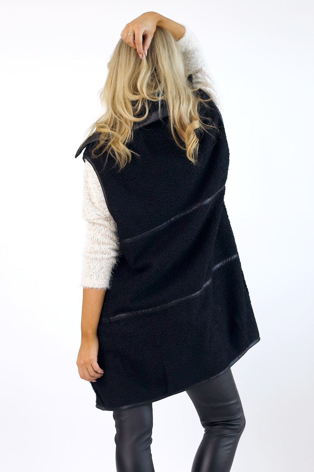 Black Reversible Vest - SALE