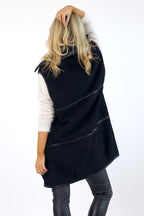 Black Reversible Vest - SALE