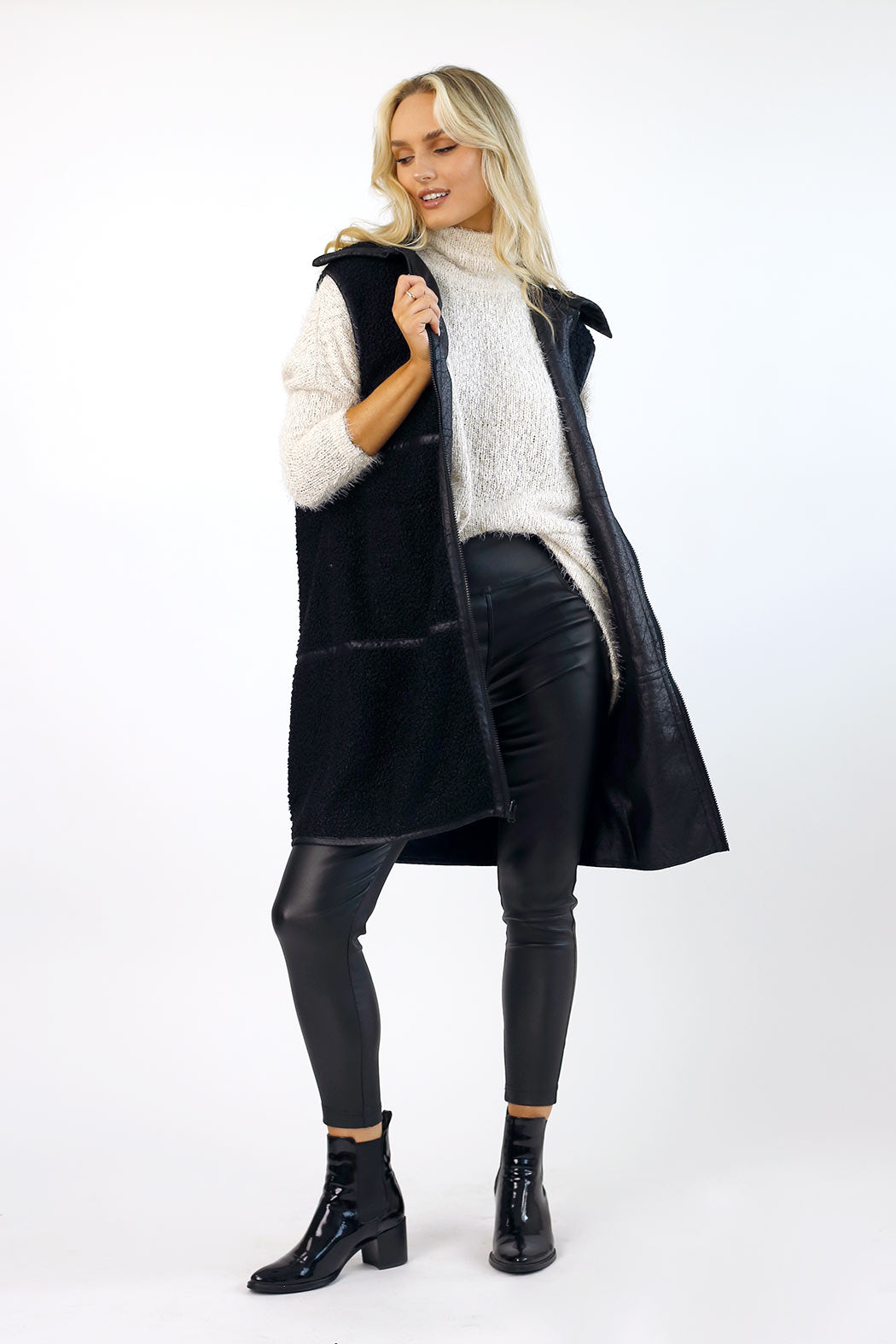 Black Reversible Vest - SALE