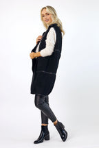 Black Reversible Vest - SALE
