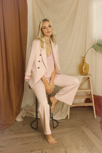 Pink Check Ponte Sisca Blazer - SALE
