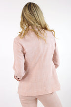 Pink Check Ponte Sisca Blazer - SALE